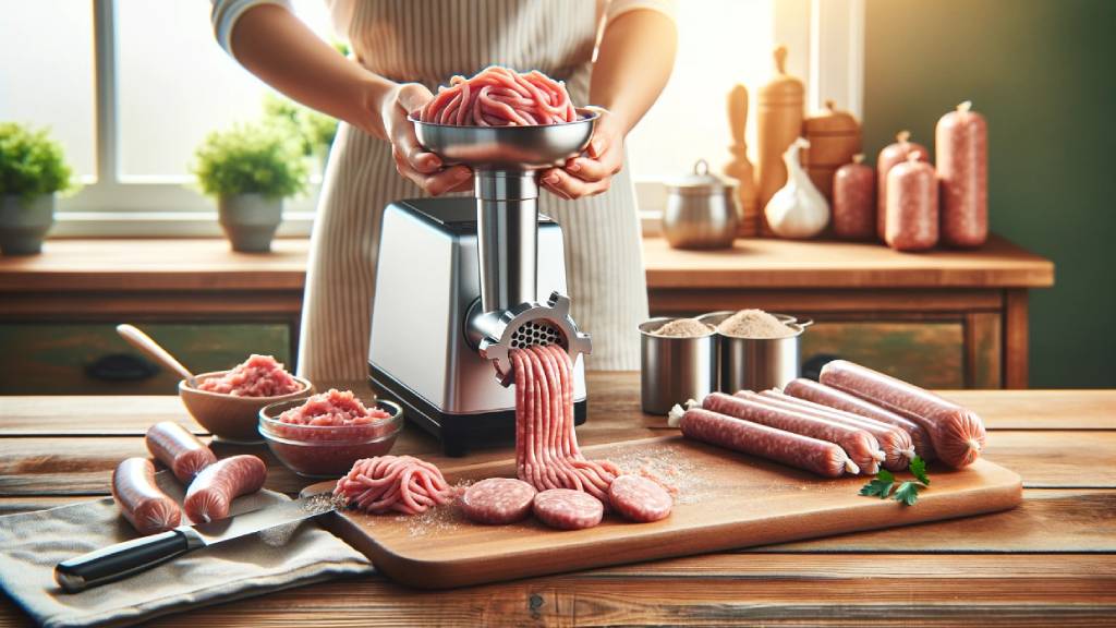 Comment faire des saucisses avec un hachoir électrique ?